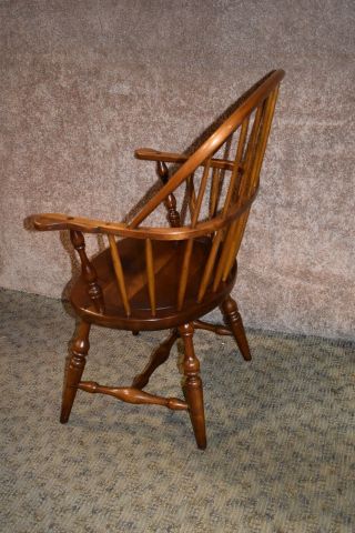 Vintage Leopold Stickley Solid Cherry Windsor Style Chair 3