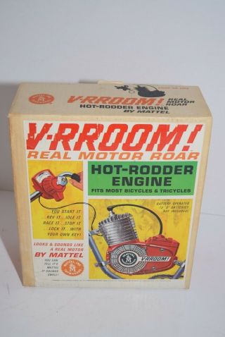 Vintage 1963 Mattel V - RROOM Hot - Rodder Engine - MIB - 9