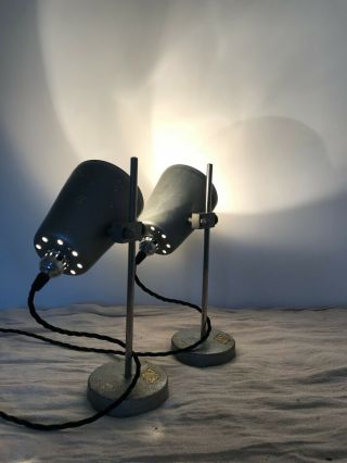A Prior Industrial Vintage Lab Table Lamps -