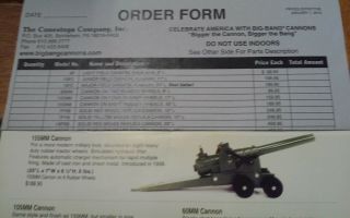 Big Bang 155 MM Cast Iron Cannon Mfg By The Conetoga Co,  Inc.  COMPLETE 2