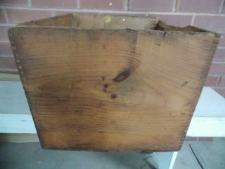 Antique Underwood Typewriter wooden advertising crate box vintage 1900s 4