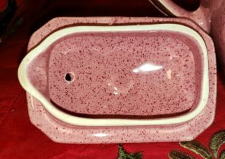 1922 Saddler Antique Teapot Pink With Rose Color Specals And Gold Trim 6