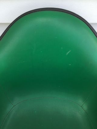Vtg 1971 Eames Herman Miller RARE Green Foam Rubber Fiberglass Arm Shell Chair 3