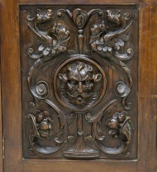 INCREDIBLE SPANISH RENAISSANCE REVIVAL CARVED CABINET,  19th century (1800s) 8