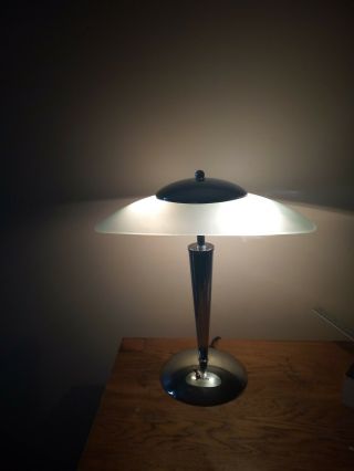 Art Deco Style Crome Lamp Table Lamp