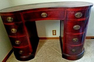 Vintage Maddox Kidney Shaped Desk