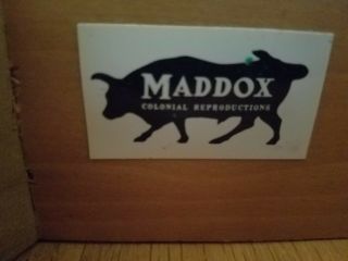 Vintage Maddox Kidney shaped desk 2