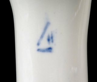 WHITE PORCELAIN GLOVE MOLD RIGHT HAND PRO M FEB 16,  1988 SIZE 7 BLUE WATER LINE 5