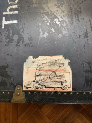 Rare Antique Thomas J Lipton,  Inc.  Steamer Trunk.  Previous Art Gallery Curation 10