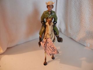 1950 ' s Dale Evans Hartland early cowgirl western 800 series figure,  hang tag 3 2