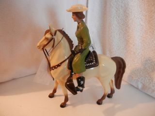 1950 ' s Dale Evans Hartland early cowgirl western 800 series figure,  hang tag 3 3