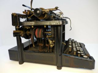ANTIQUE / VINTAGE REMINGTON UPSTRIKE TYPEWRITER,  SERIAL 151296,  OLD MACHINE 5