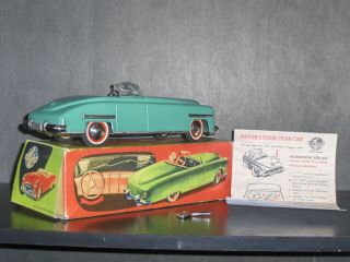 1950s Germany Distler ' 49 Ford Convertible Tin Wind Up Car,  3 Days, . 10