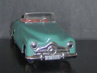 1950s Germany Distler ' 49 Ford Convertible Tin Wind Up Car,  3 Days, . 2