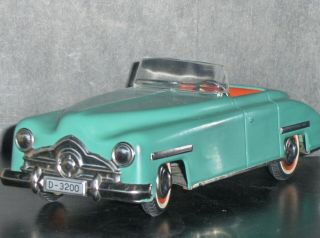 1950s Germany Distler ' 49 Ford Convertible Tin Wind Up Car,  3 Days, . 8