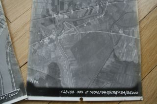 vintage RAF RAID PHOTOGRAPHS WW2 Garigliano River at Minturno. 5