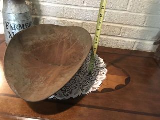 Vintage Antique General Store Galvanized Scale Pan Hardware Tray 7