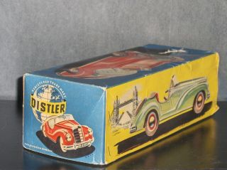 1950s Germany Distler Mercedes - Benz Cabrio Tin Wind Up Car,  3 Days, 12