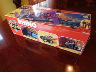 Vintage Toy M.  A.  S.  K.  Rhino Truck,  2 figures,  instructions,  and brochure 12