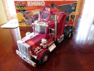 Vintage Toy M.  A.  S.  K.  Rhino Truck,  2 figures,  instructions,  and brochure 3