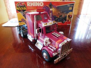 Vintage Toy M.  A.  S.  K.  Rhino Truck,  2 figures,  instructions,  and brochure 4