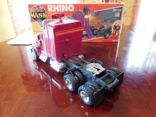 Vintage Toy M.  A.  S.  K.  Rhino Truck,  2 figures,  instructions,  and brochure 6