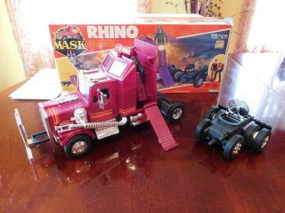 Vintage Toy M.  A.  S.  K.  Rhino Truck,  2 figures,  instructions,  and brochure 7