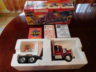 Vintage Toy M.  A.  S.  K.  Rhino Truck,  2 figures,  instructions,  and brochure 8