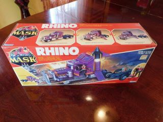 Vintage Toy M.  A.  S.  K.  Rhino Truck,  2 figures,  instructions,  and brochure 9