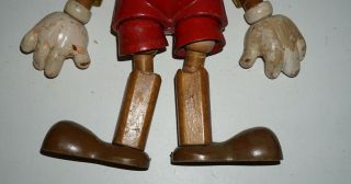 1930s Vintage Ideal Wooden Pinocchio Walt Disney 20 