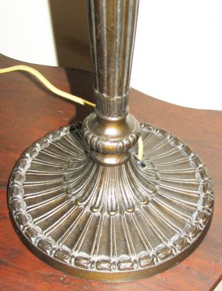 Antique Pittsburgh Lamp with Reverse Painted Shade 5