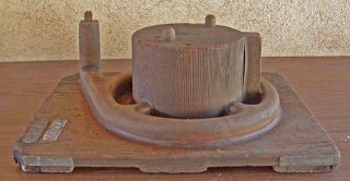 VINTAGE WOOD FOUNDRY PATTERN MOLD 3