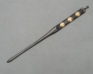 Kamon Kogai Tokugawa Clan Aoi - Mon Vintage Japanese Samurai Sword Koshirae