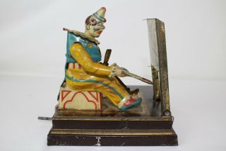 1900 ' s GERMAN VIELMETTER CLOWN ARTIST TOY with BOX 9