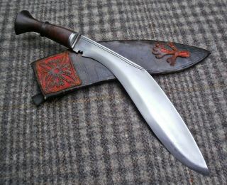 Antique Nepalese Kukri Knife Tribal Sword Nepal Dagger Asian Gurkha Machete
