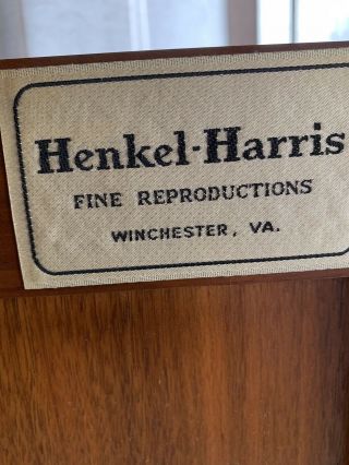 Vintage Henkel Harris Black Walnut Corner Cabinets 5