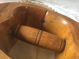 Neat Vintage Wooden Hat Stretcher Millinery Derby Turn Buckle 7