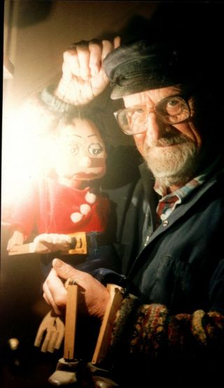 LARGE professional marionette puppet vintage folk art ventriloquist GIRL 6
