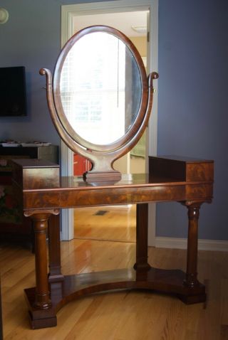 Mahogany Empire Dressing / Vanity Table