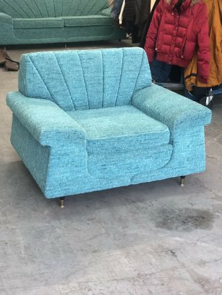 Mid Century Chesterfield Sofa And Chair 2