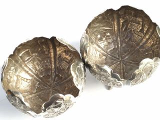 Antique Silver Bowls,  Indian/Burmese c.  1910’ish 6