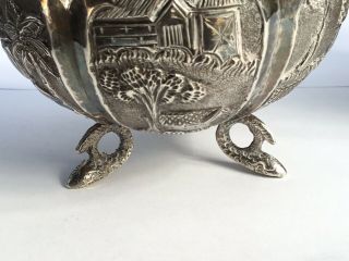 Antique Silver Bowls,  Indian/Burmese c.  1910’ish 8