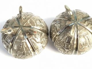 Antique Silver Bowls,  Indian/Burmese c.  1910’ish 9