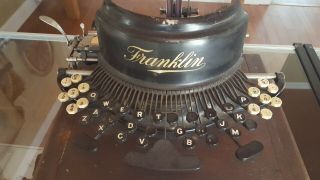 Franklin Typewriter 1892 No.  7 Rare Collectible Historical Writing
