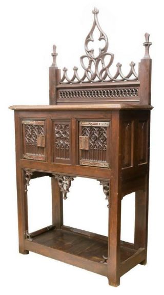 French Gothic Revival Sideboard,  19th Century (1800s)