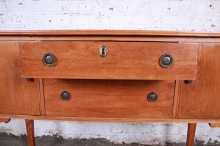 Antique Maple Sideboard Buffet by Frank & Son of Chicago 10