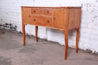 Antique Maple Sideboard Buffet by Frank & Son of Chicago 3