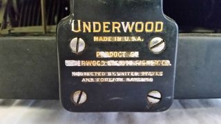 Antique Underwood Typewriter no.  14,  Wide Carriage,  SN 4453955 - 14 Rare 8