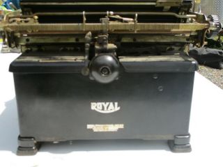 Royal No.  10 Typewriter Glass Keys Glass Sides 9