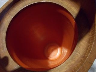 Vintage Dansk Quistgaard Staved Teak Ice Bucket Danish Modern 15.  5 